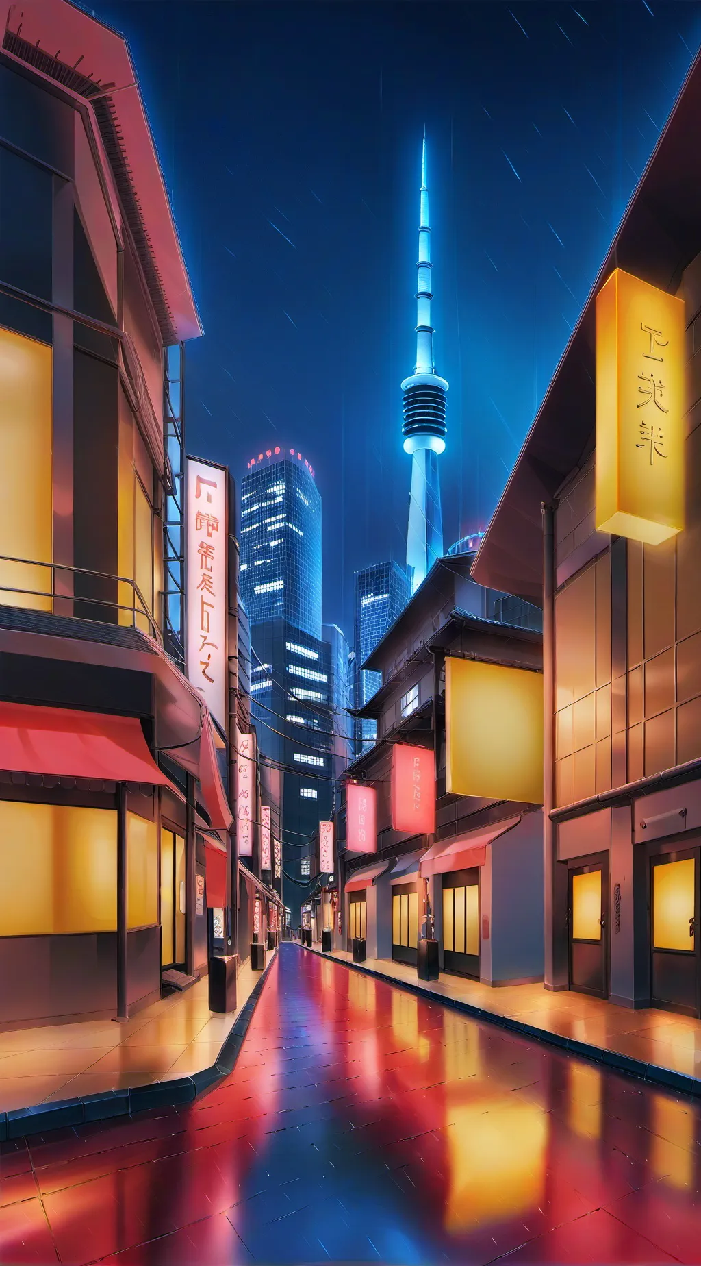 ai character: Mi alfa oscuro background