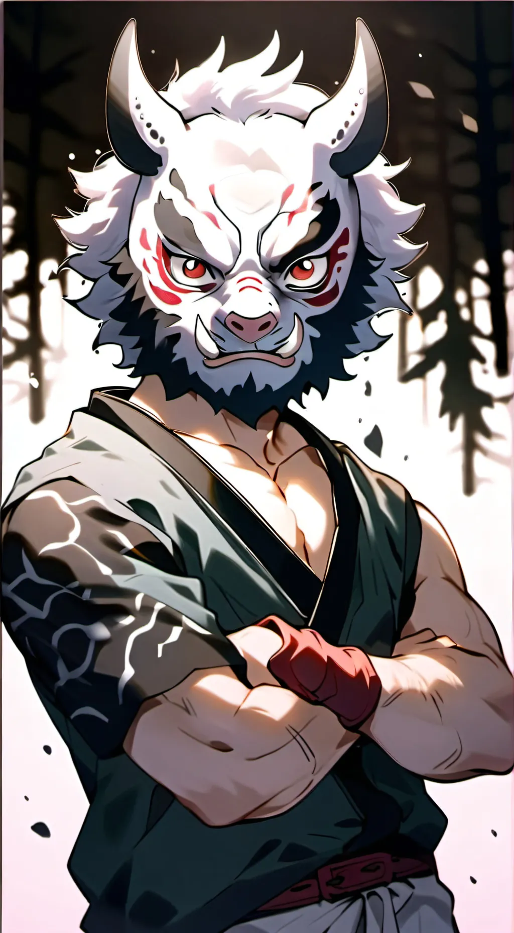 ai character: Inosuke background