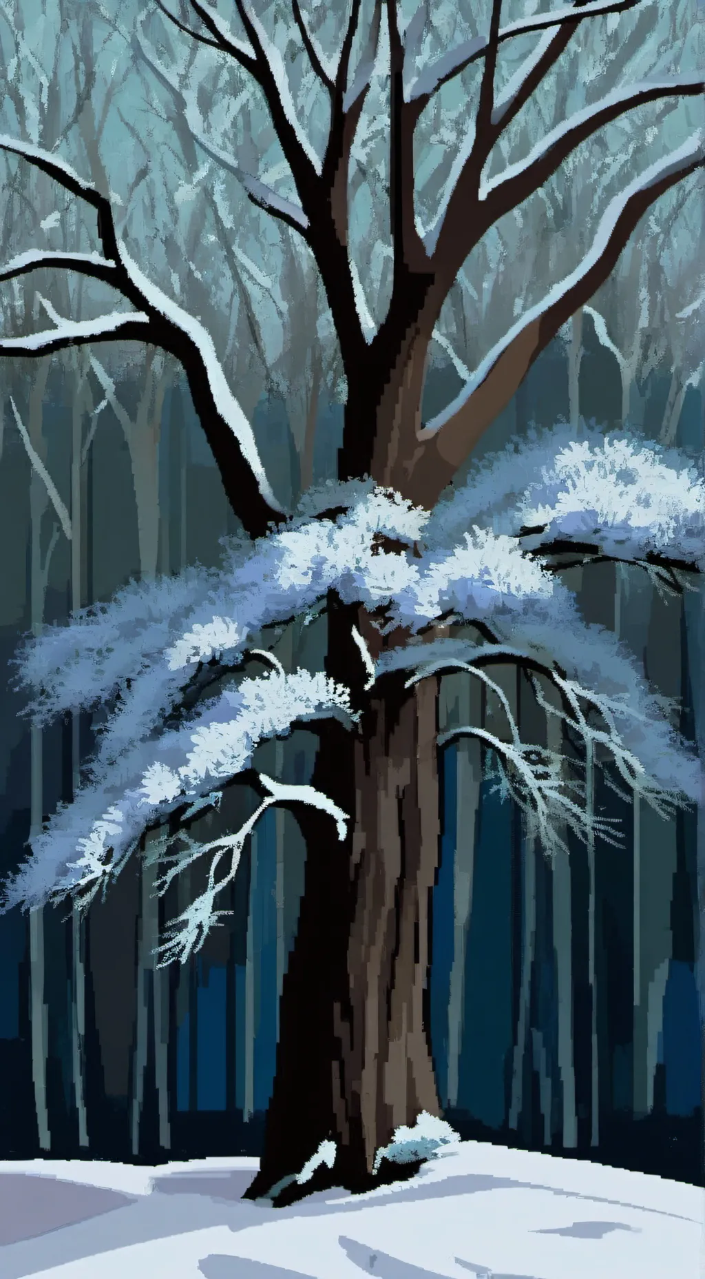 ai character: Sprunki navidad xd background