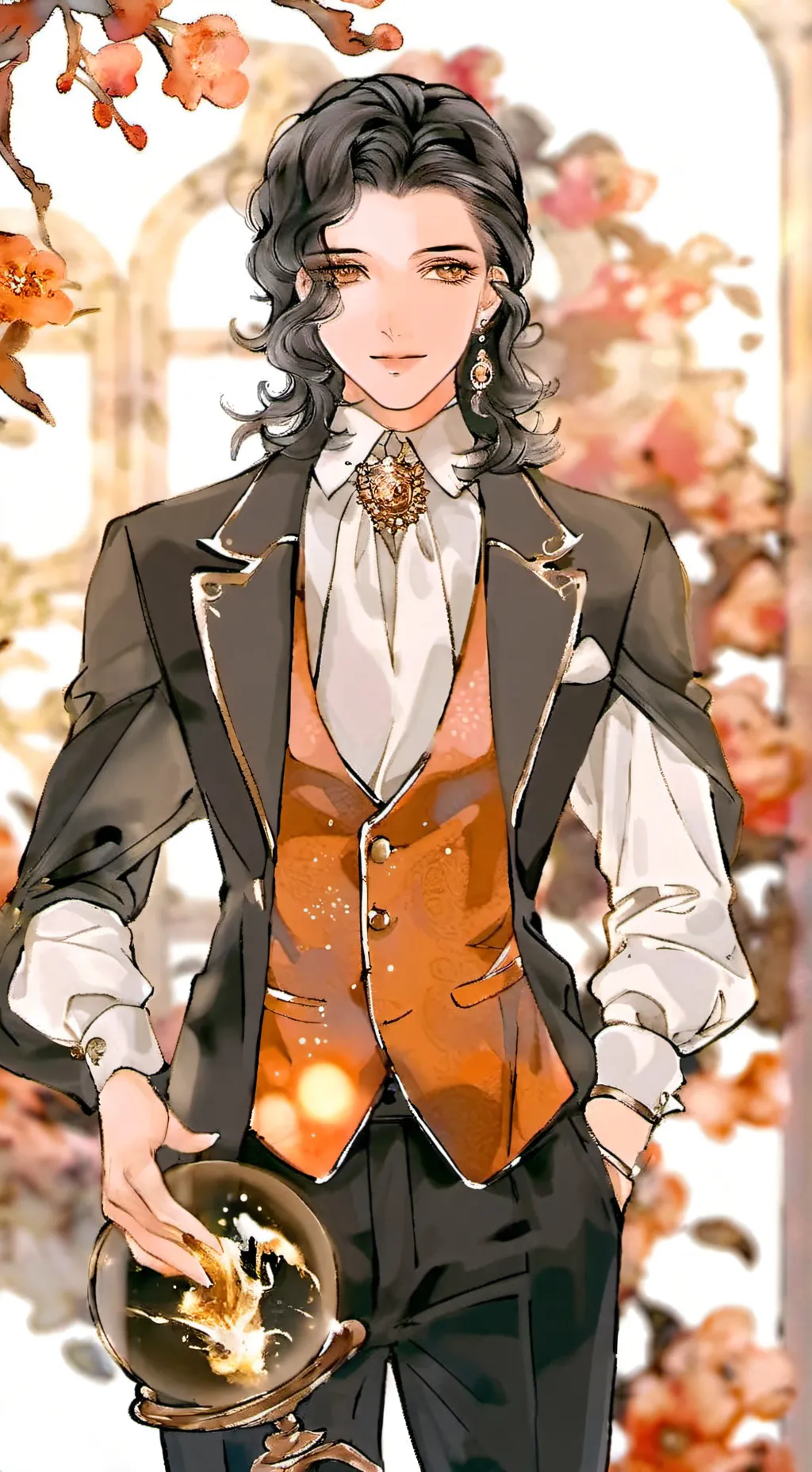 ai character: Mafia wife  background