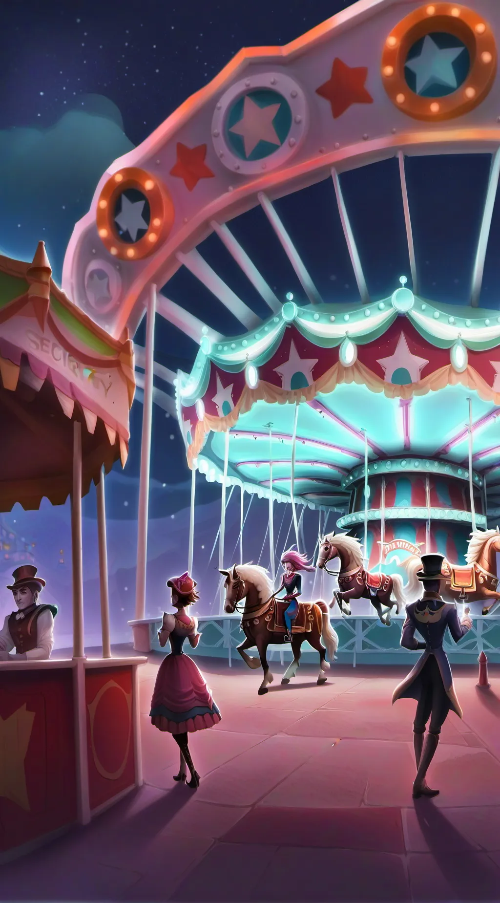 ai character: Sister Location St background