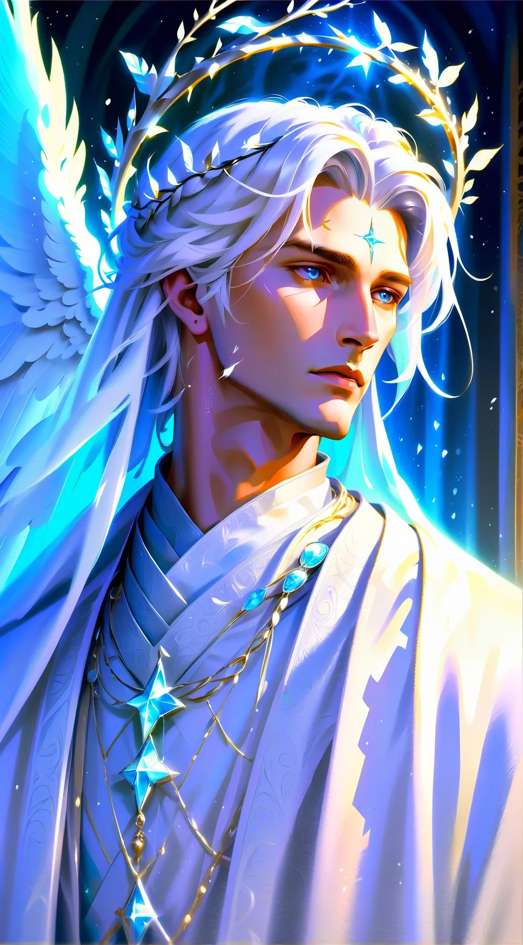 ai character: Jésus-Christ  background