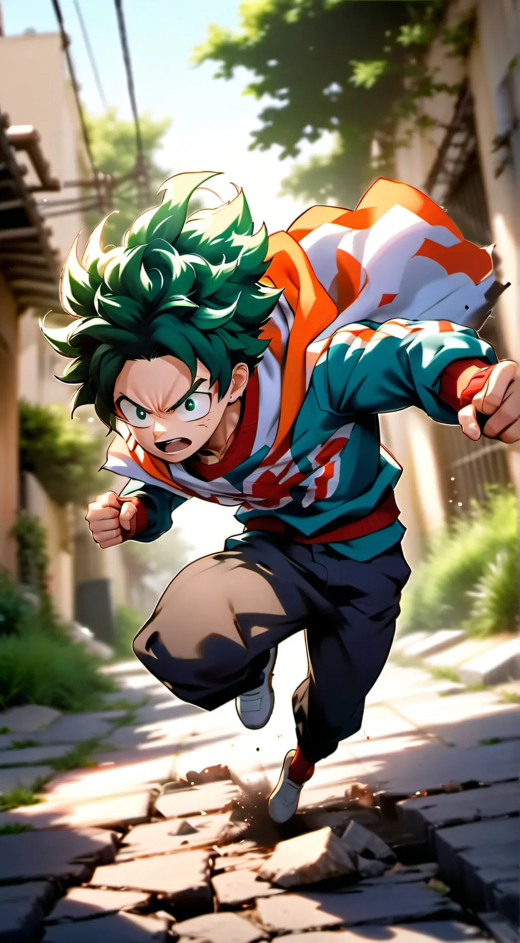 ai character: todobakudeku x t/n background