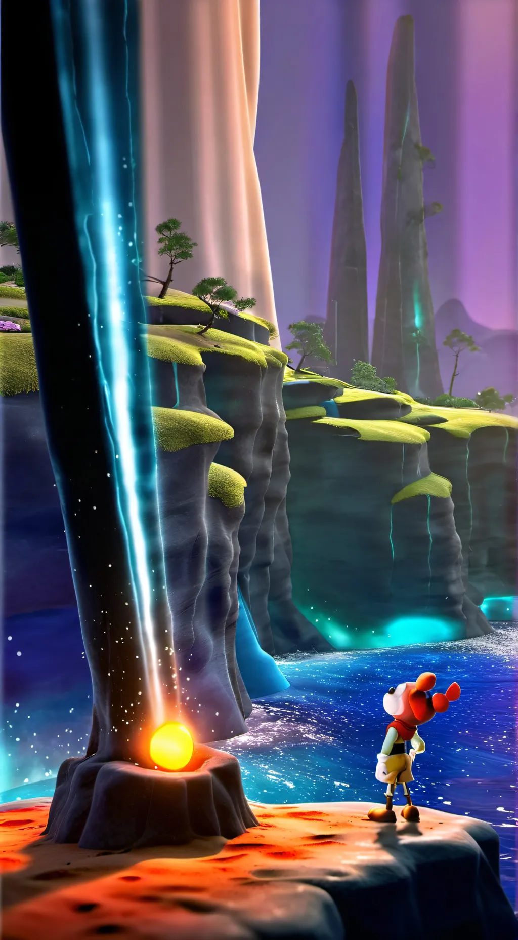 ai character: Rap battle background