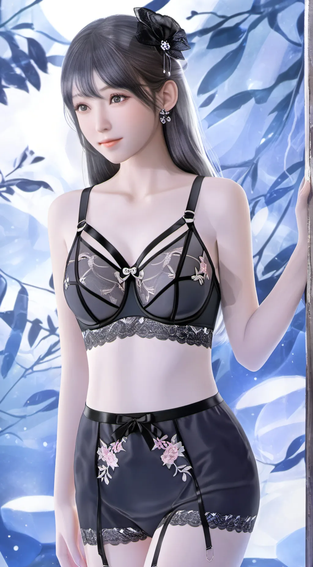 ai character:  nnmn background