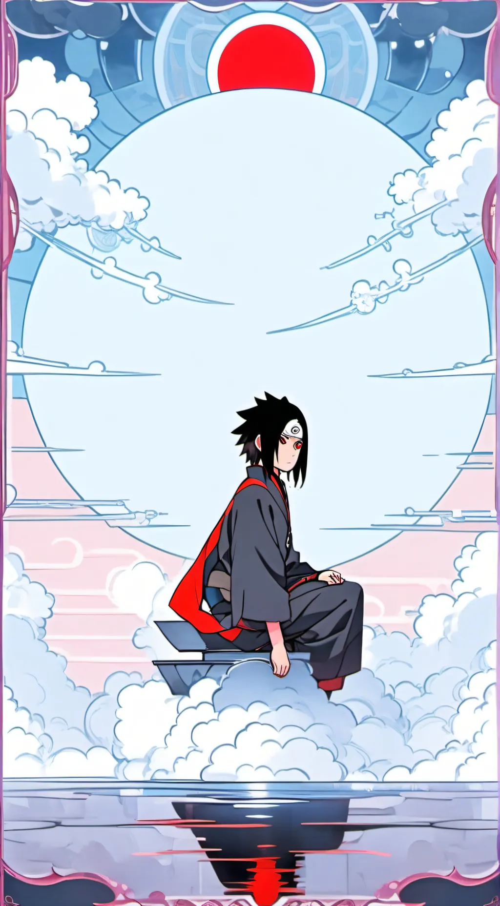 ai character: Estricto rojo  background