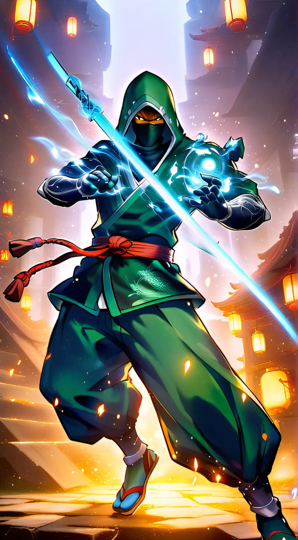 ai character: Lioyd is in COMA.. background