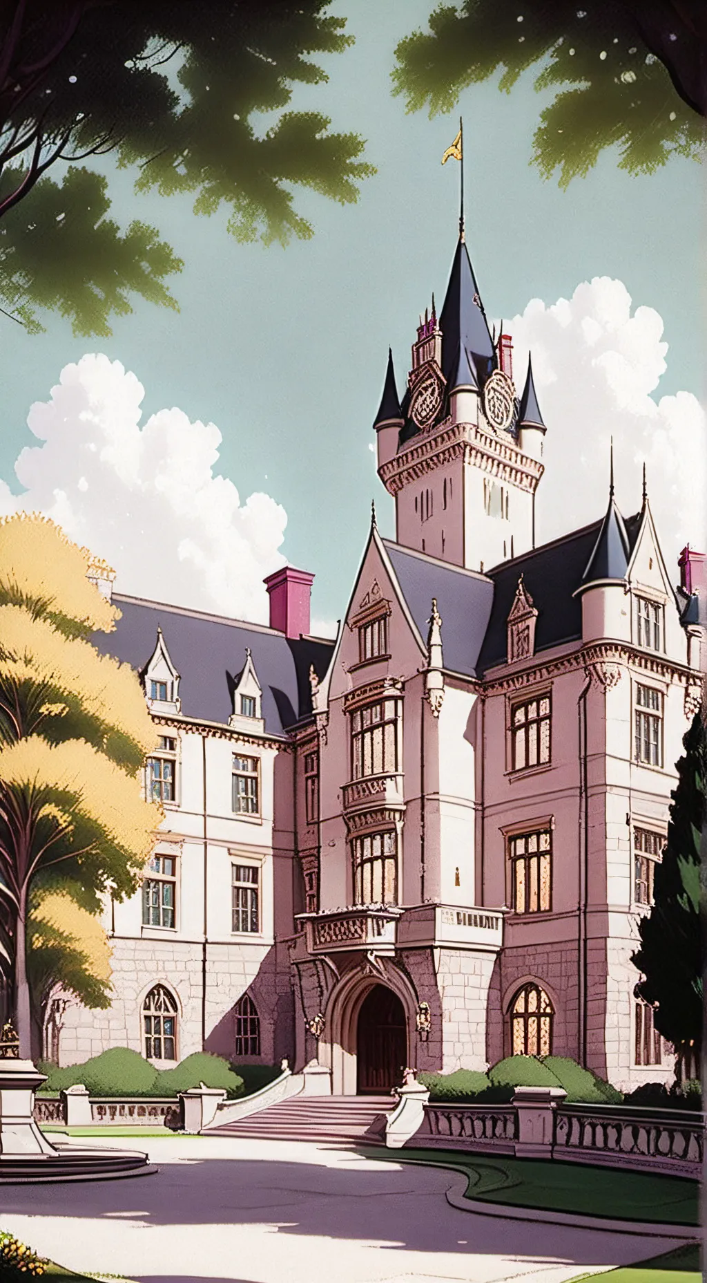 ai character: Before Auradonprep background