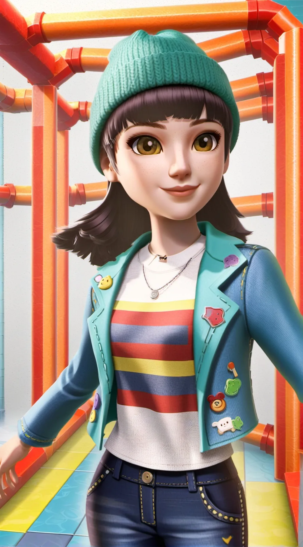 ai character: aliiiii background