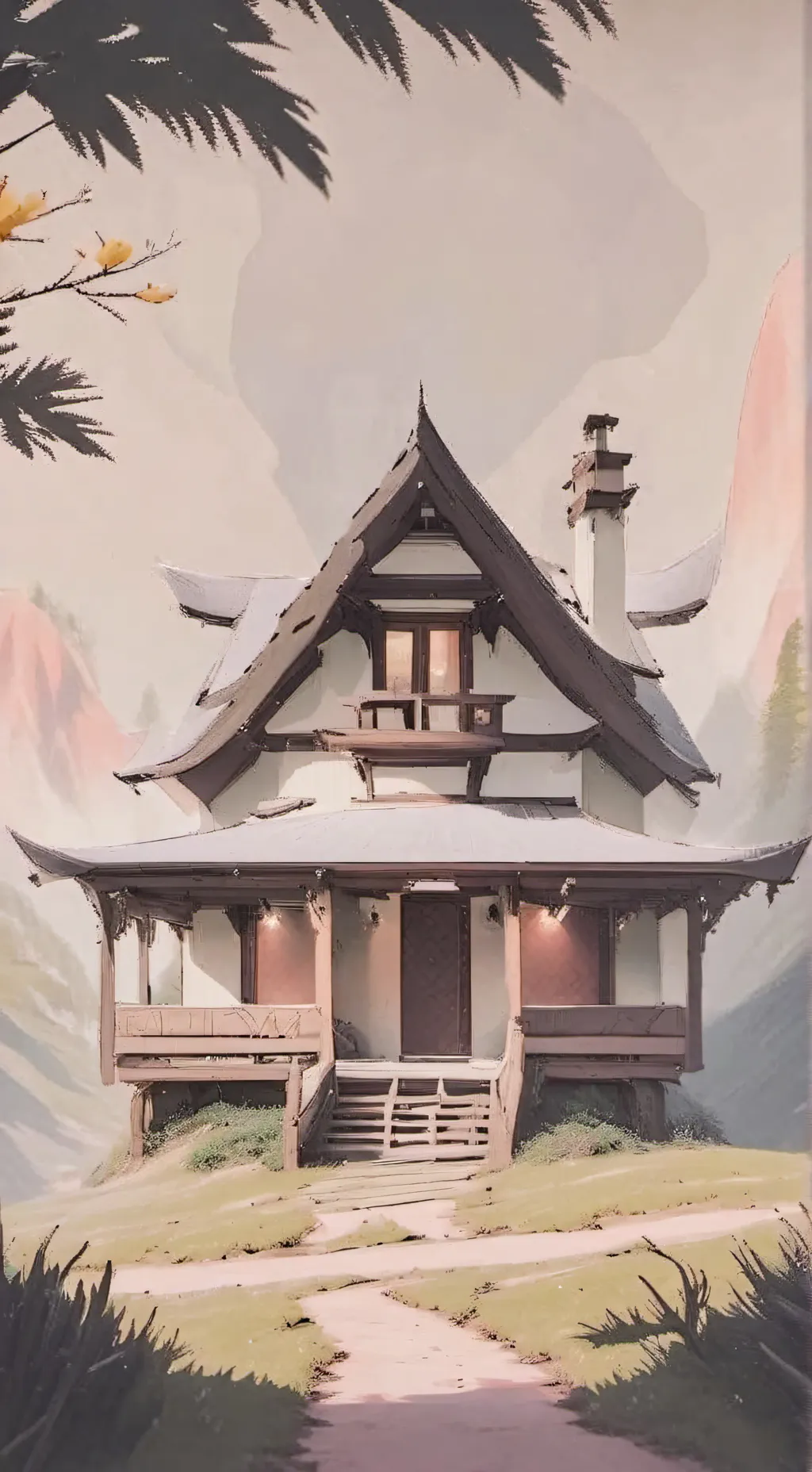 ai character: Big family  background