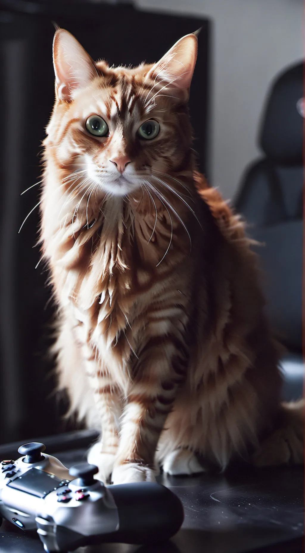 ai character: pixel the gamer  background