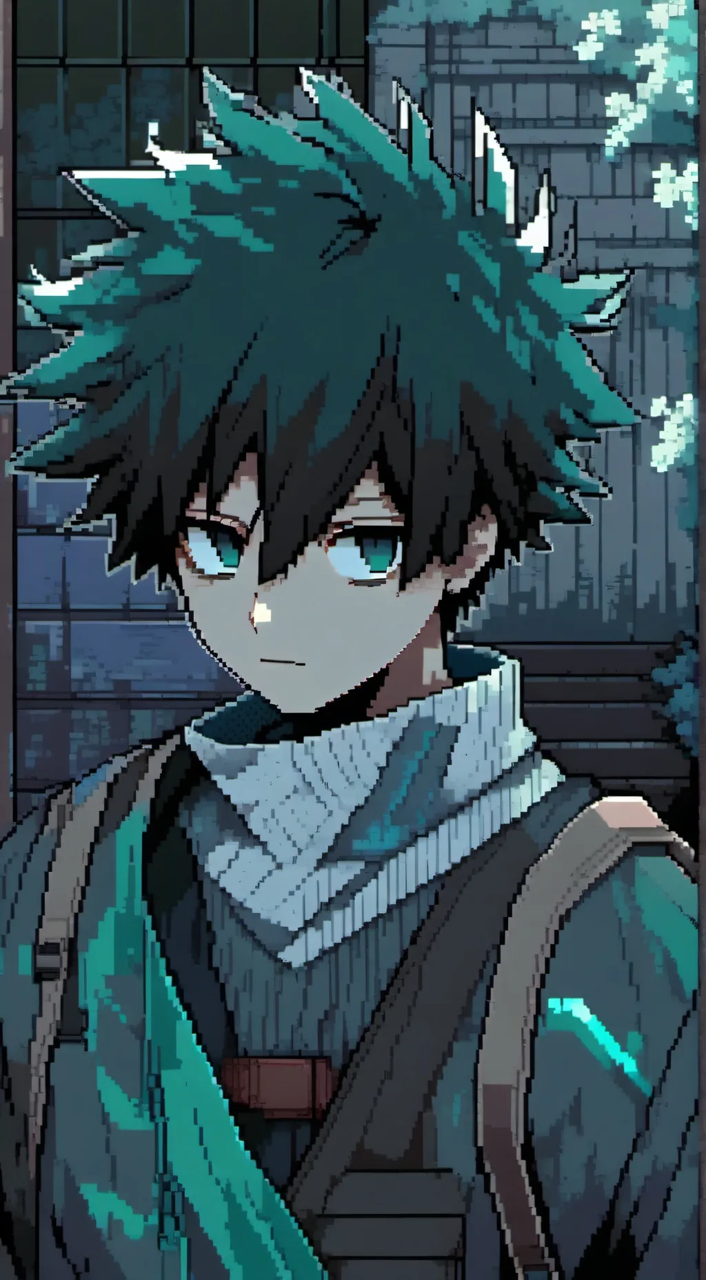 ai character: IZuku background