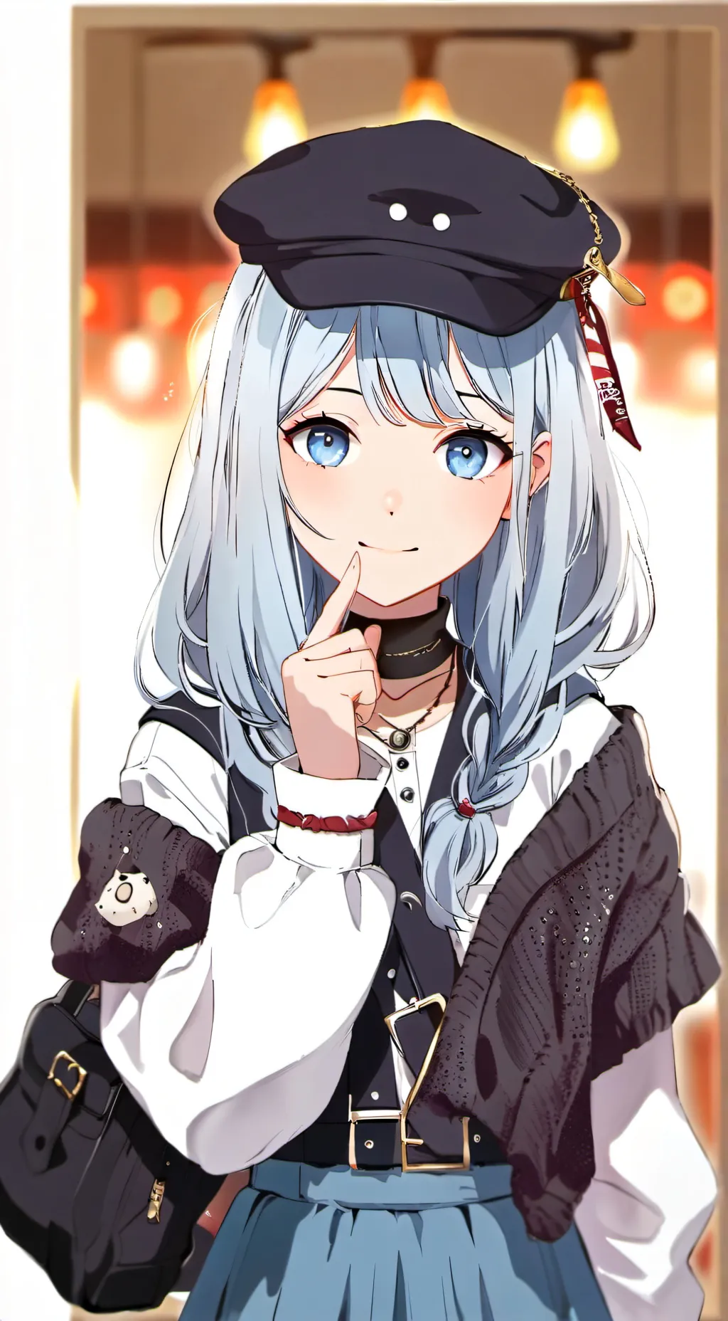 ai character: May White background