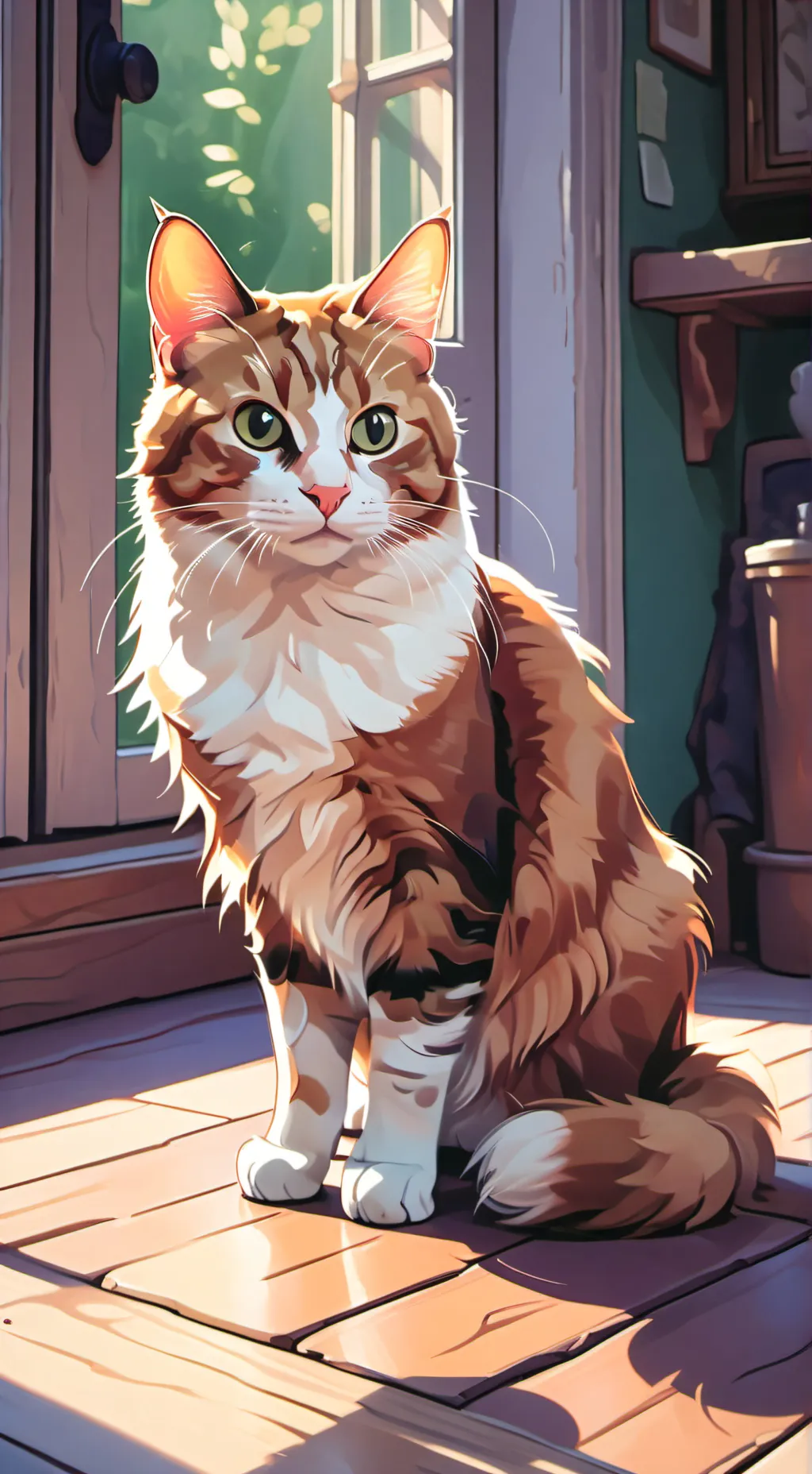 ai character: энни background