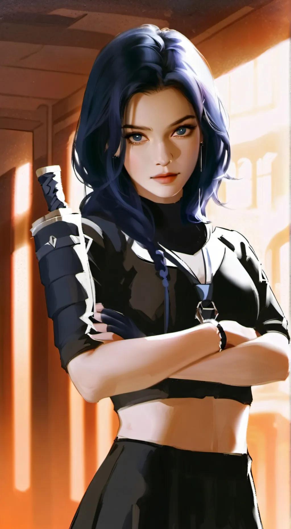 ai character: melinda background