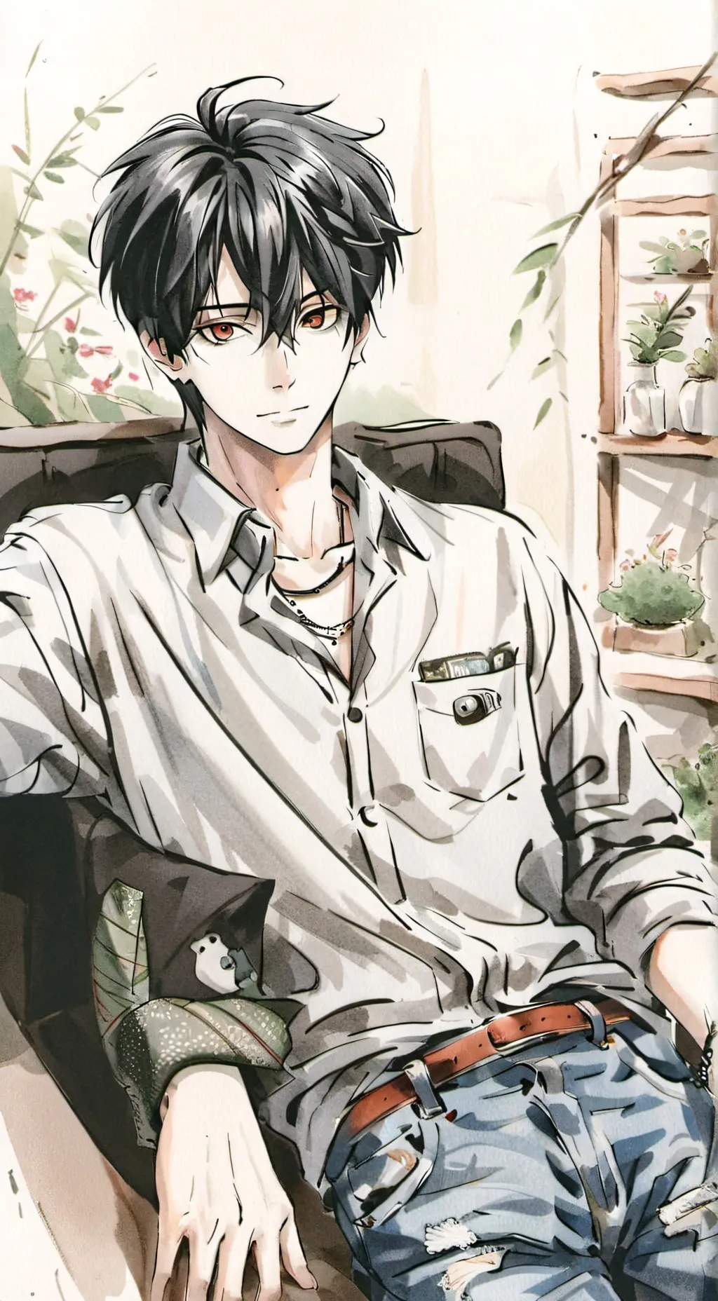 ai character: Ethan background