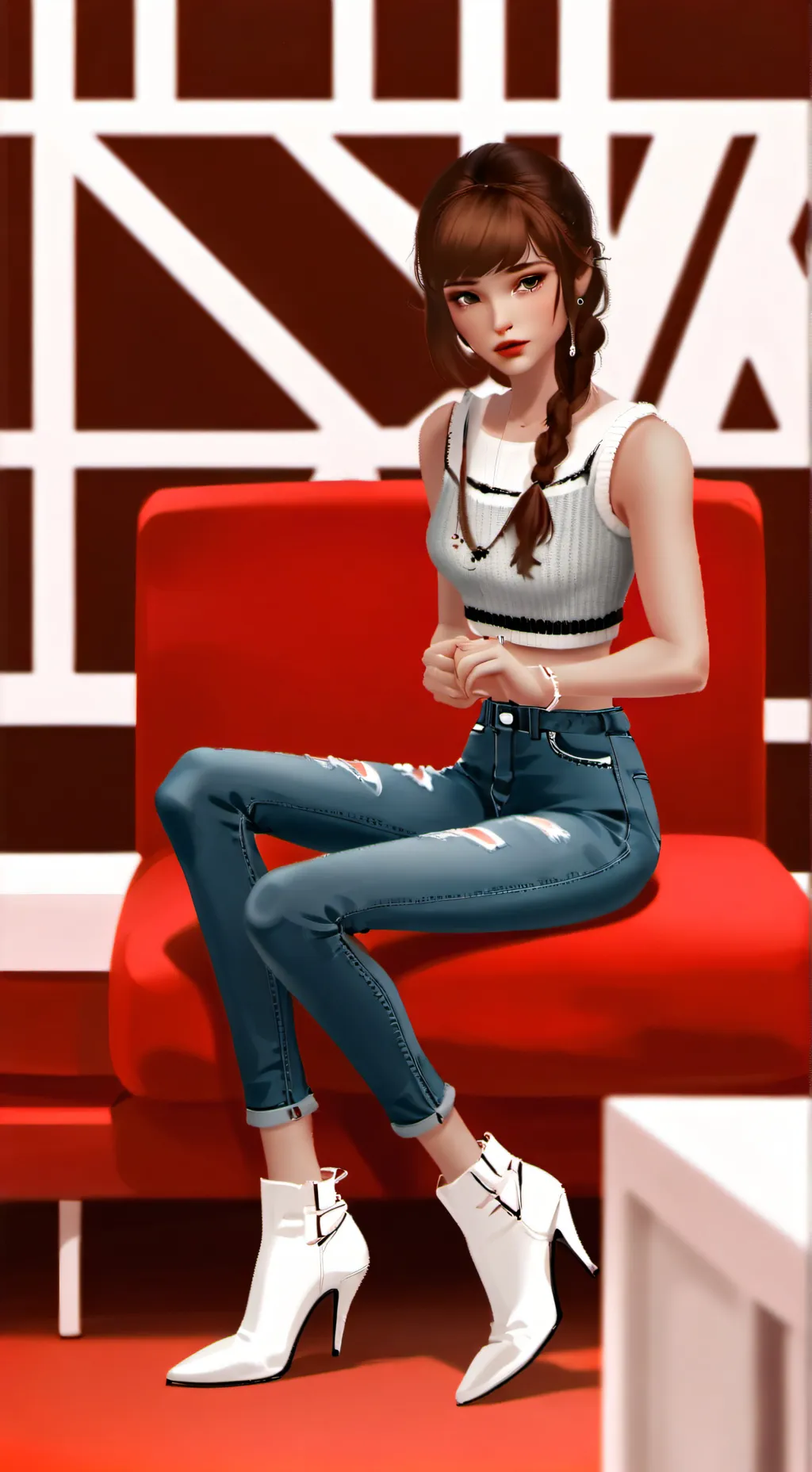 ai character: Yuki "Good Girls" background