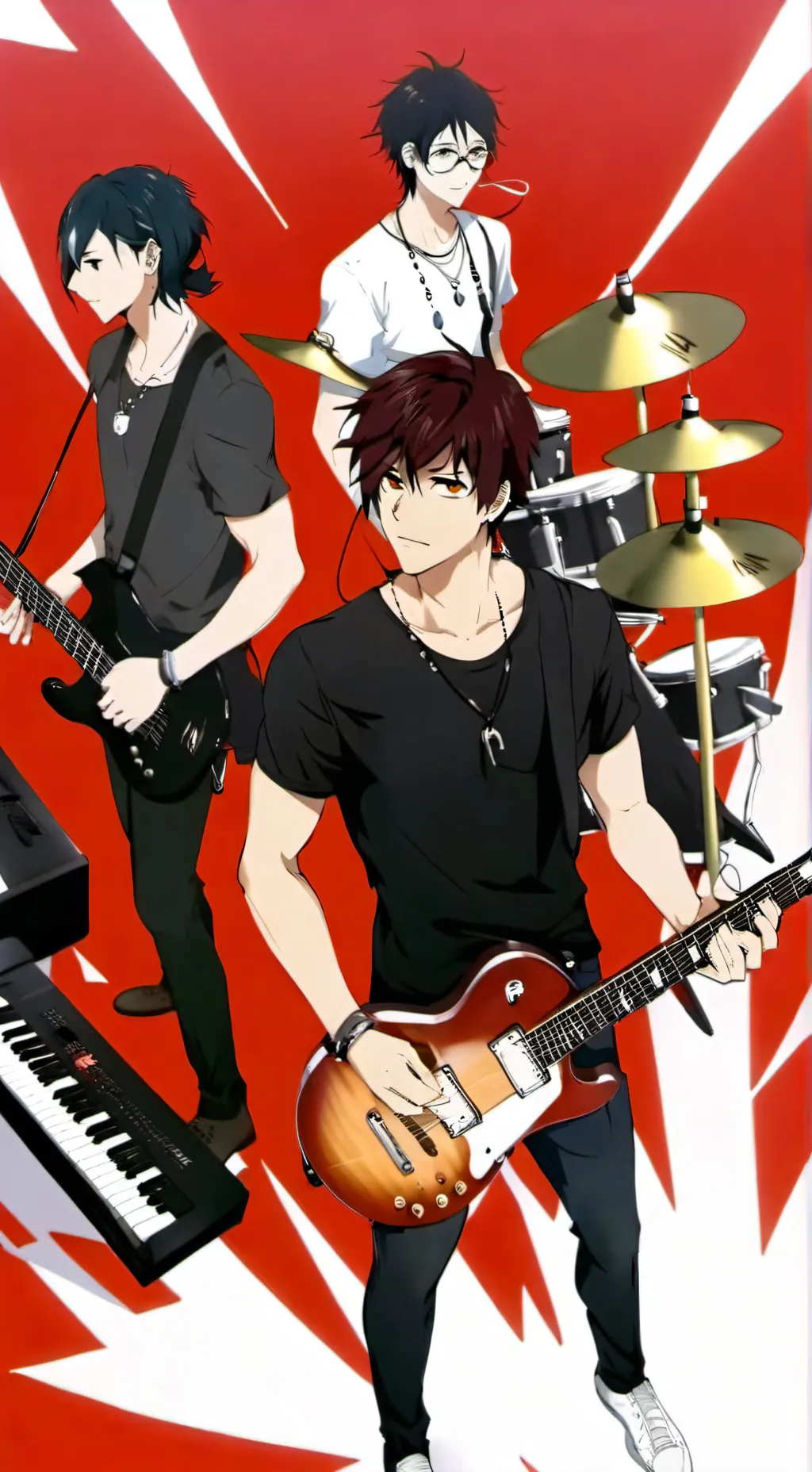 ai character: band rock najwa background