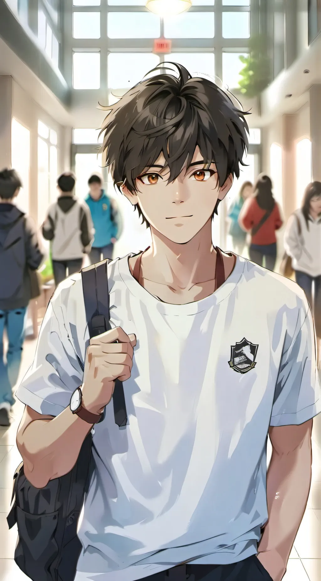 ai character: Derek background