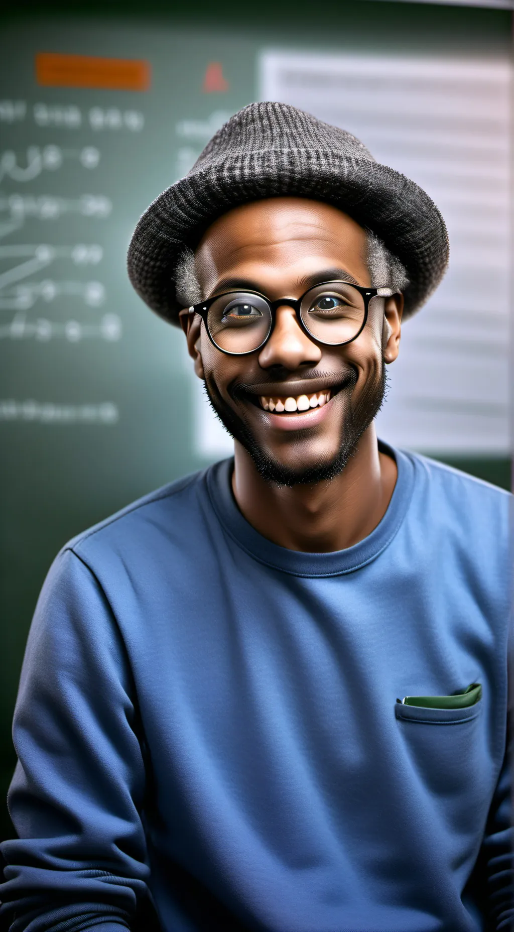 ai character: Prof. Brainfart 1+1 background