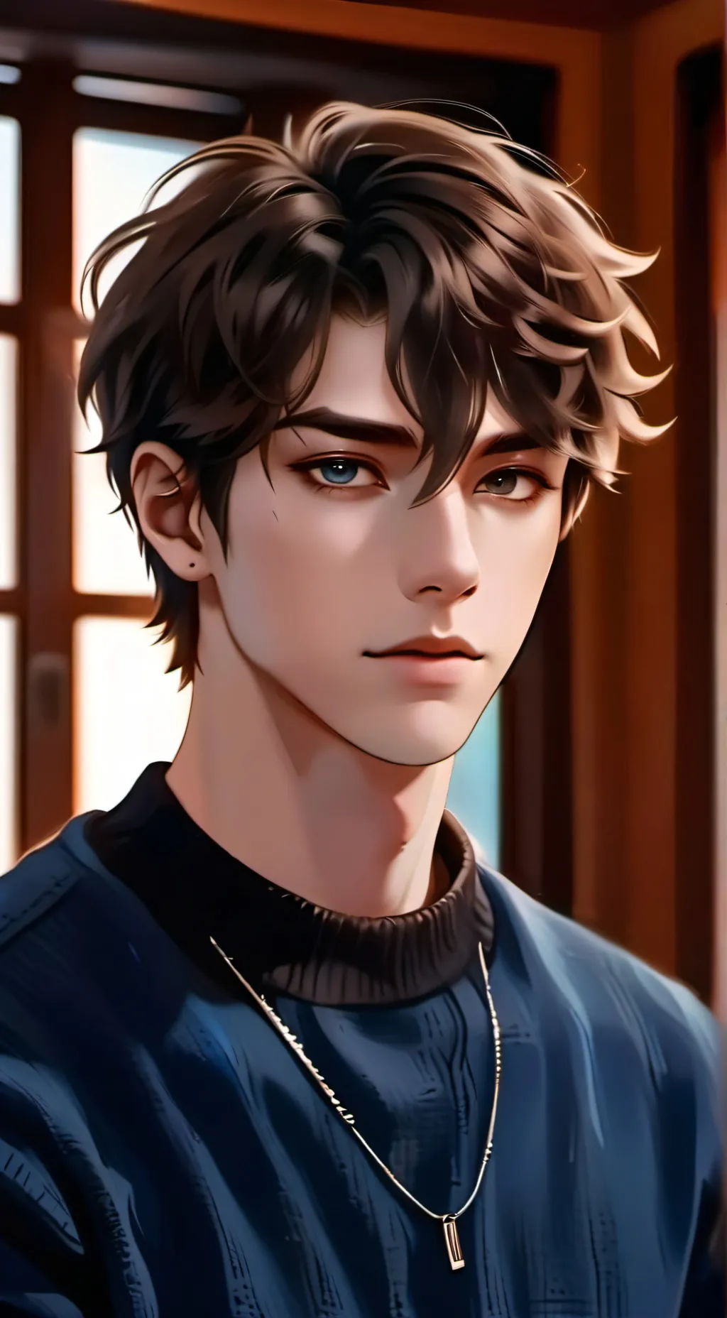 ai character: Mark background