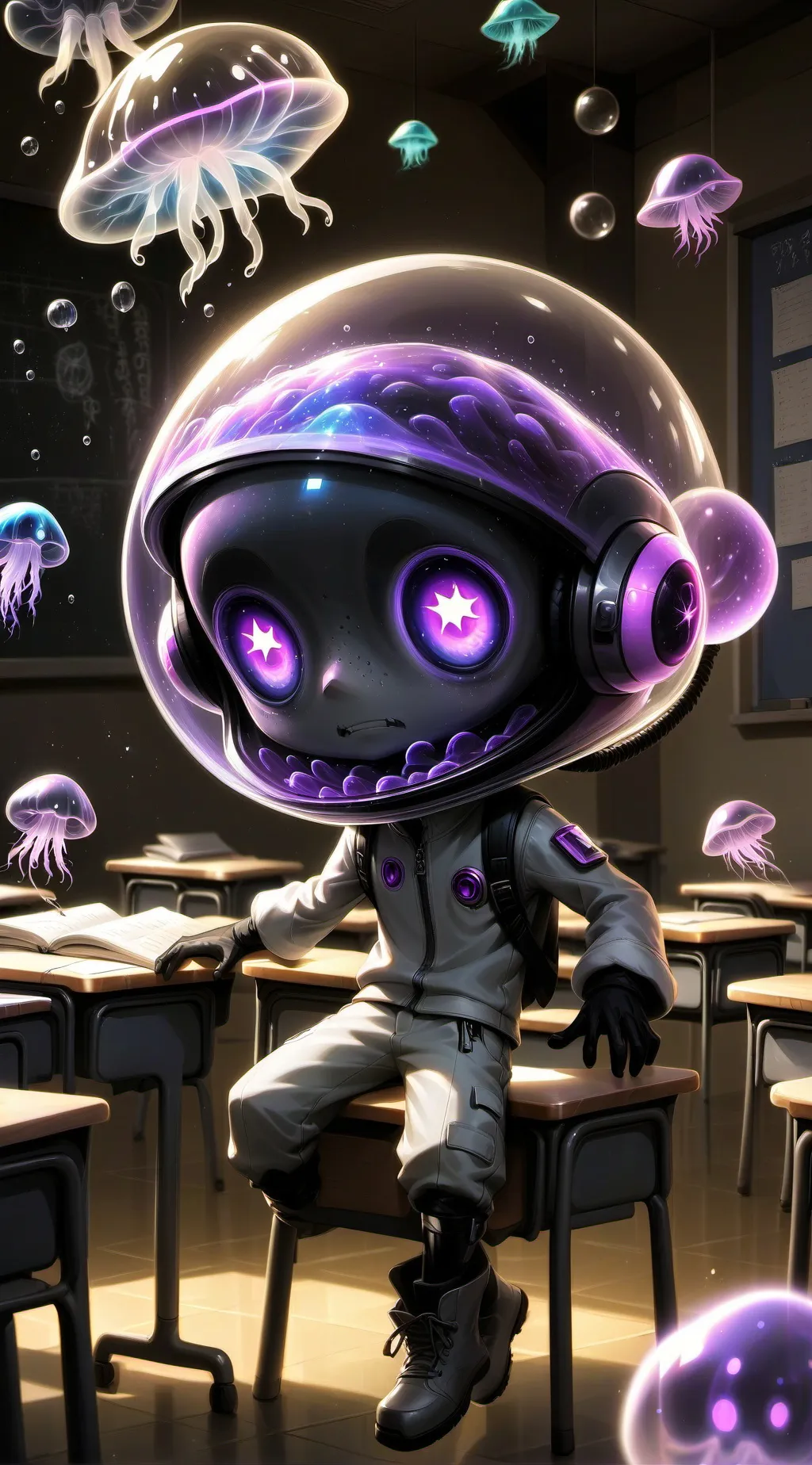 ai character: Blip background