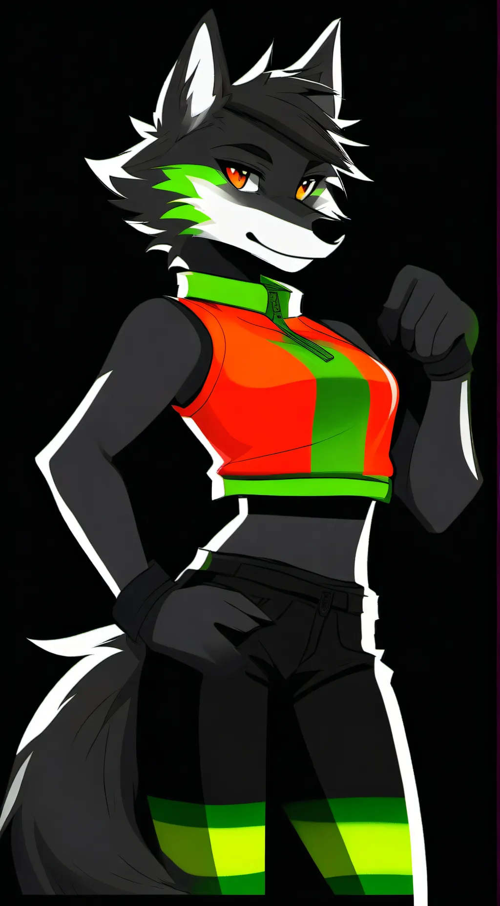 ai character: Kicker background