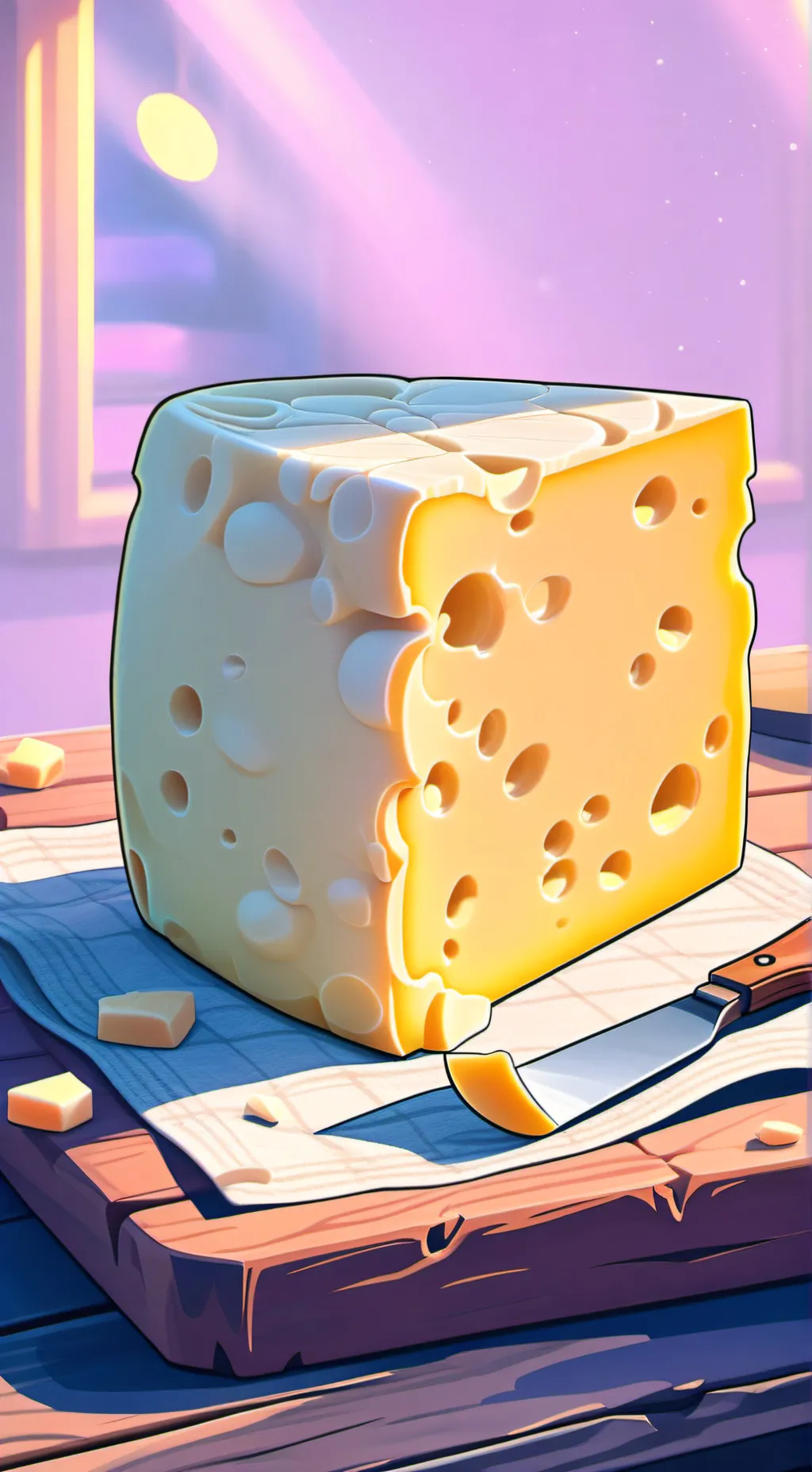 ai character: cheeseg background