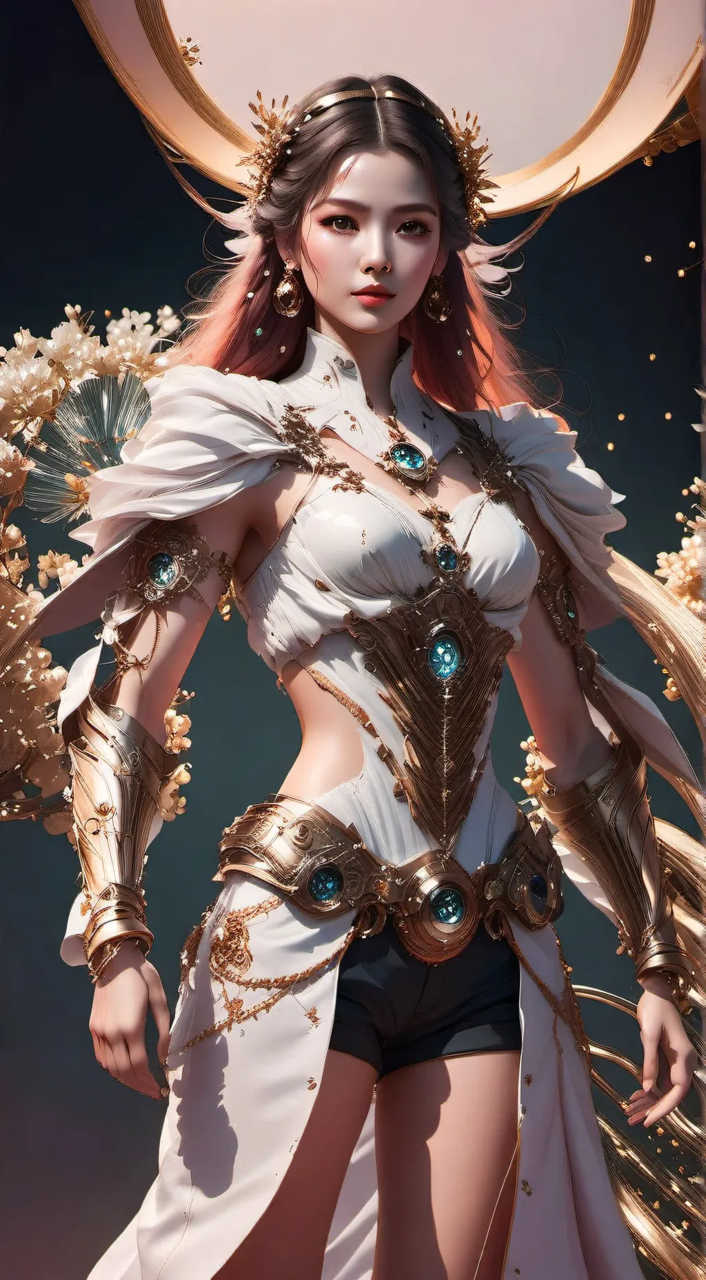 ai character: Luna background