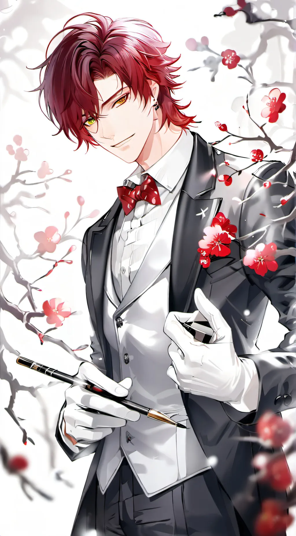 ai character: Human caine background