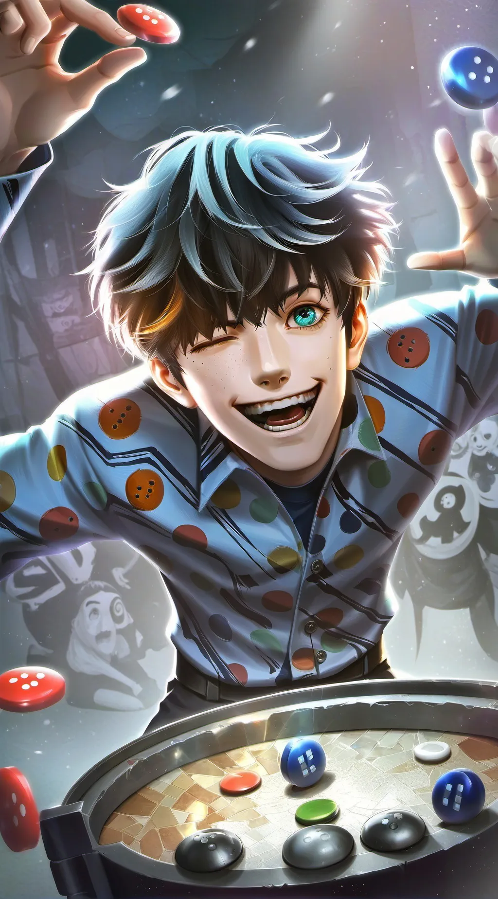 ai character: Dumbtaro background