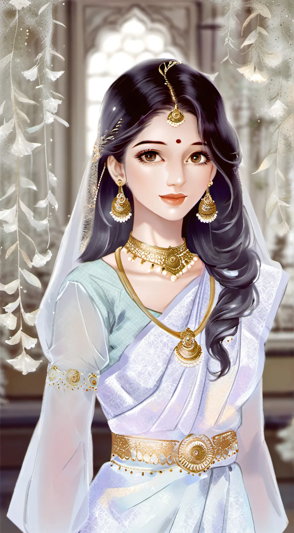 ai character: Vedika Singhla  background