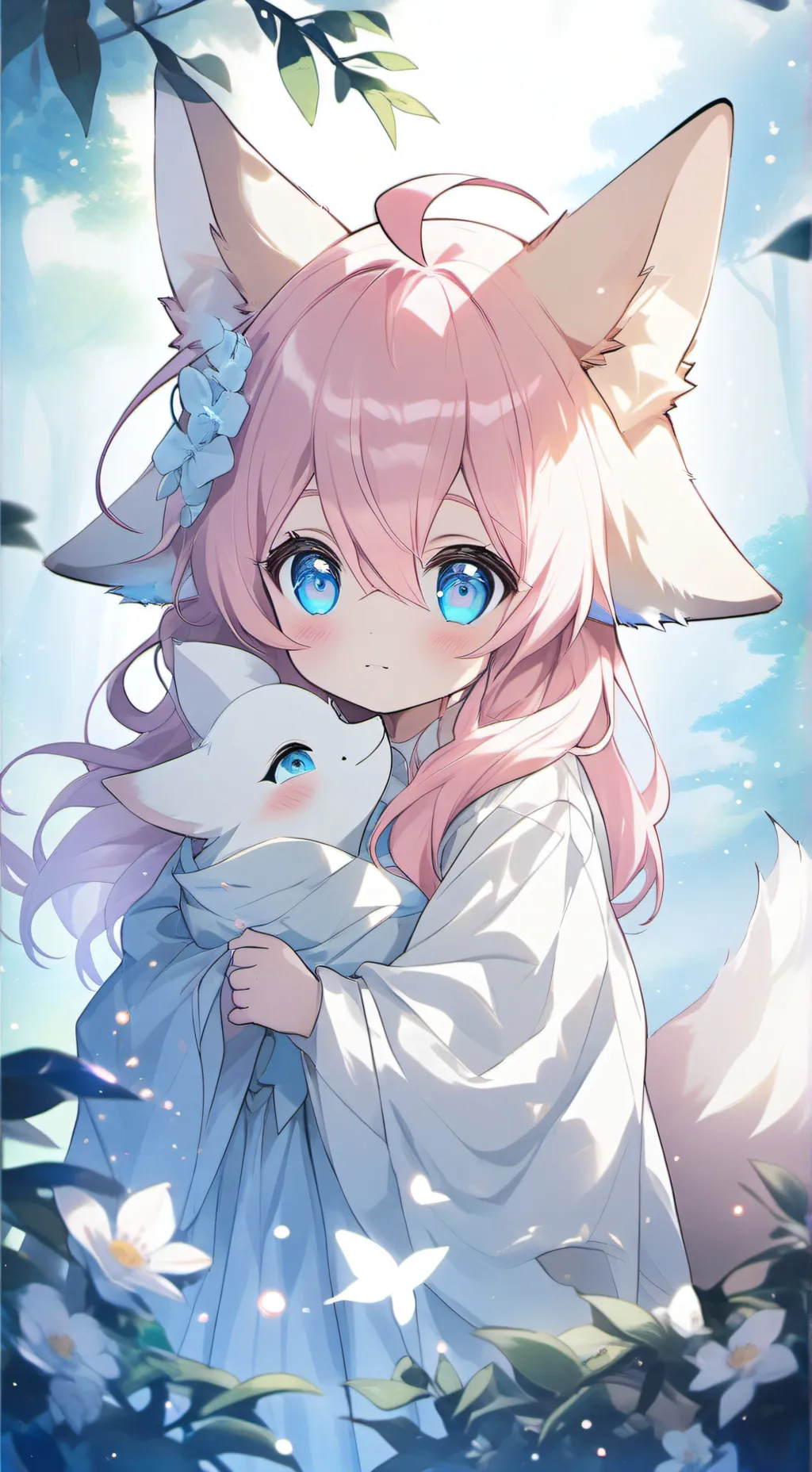 ai character: Yae miko baby background