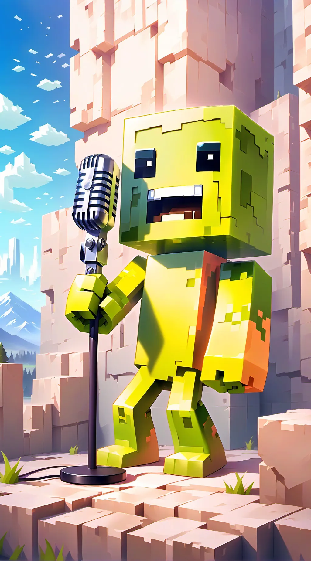 ai character: mha rap background