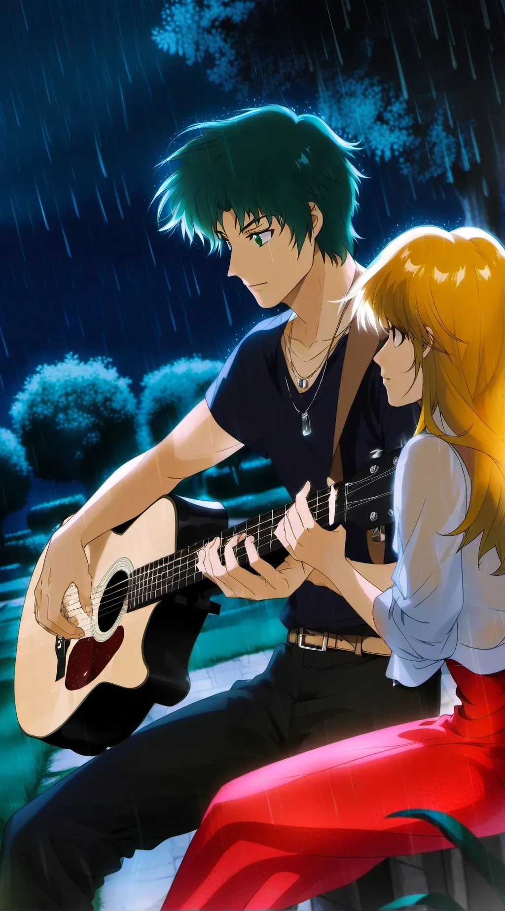 ai character: Love Saint background