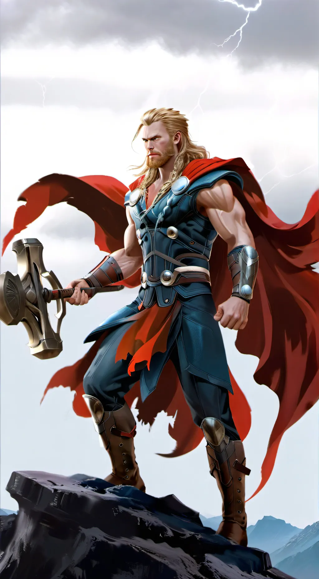 ai character: Thor background
