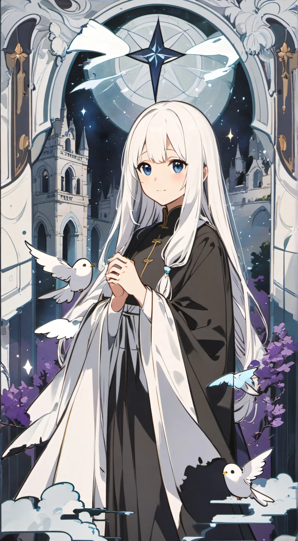 ai character: missing  background