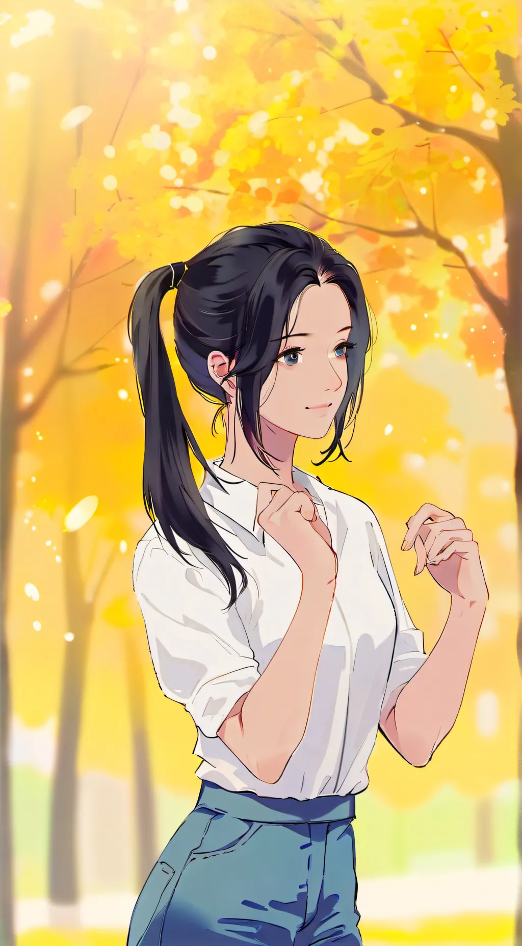 ai character: Luna background