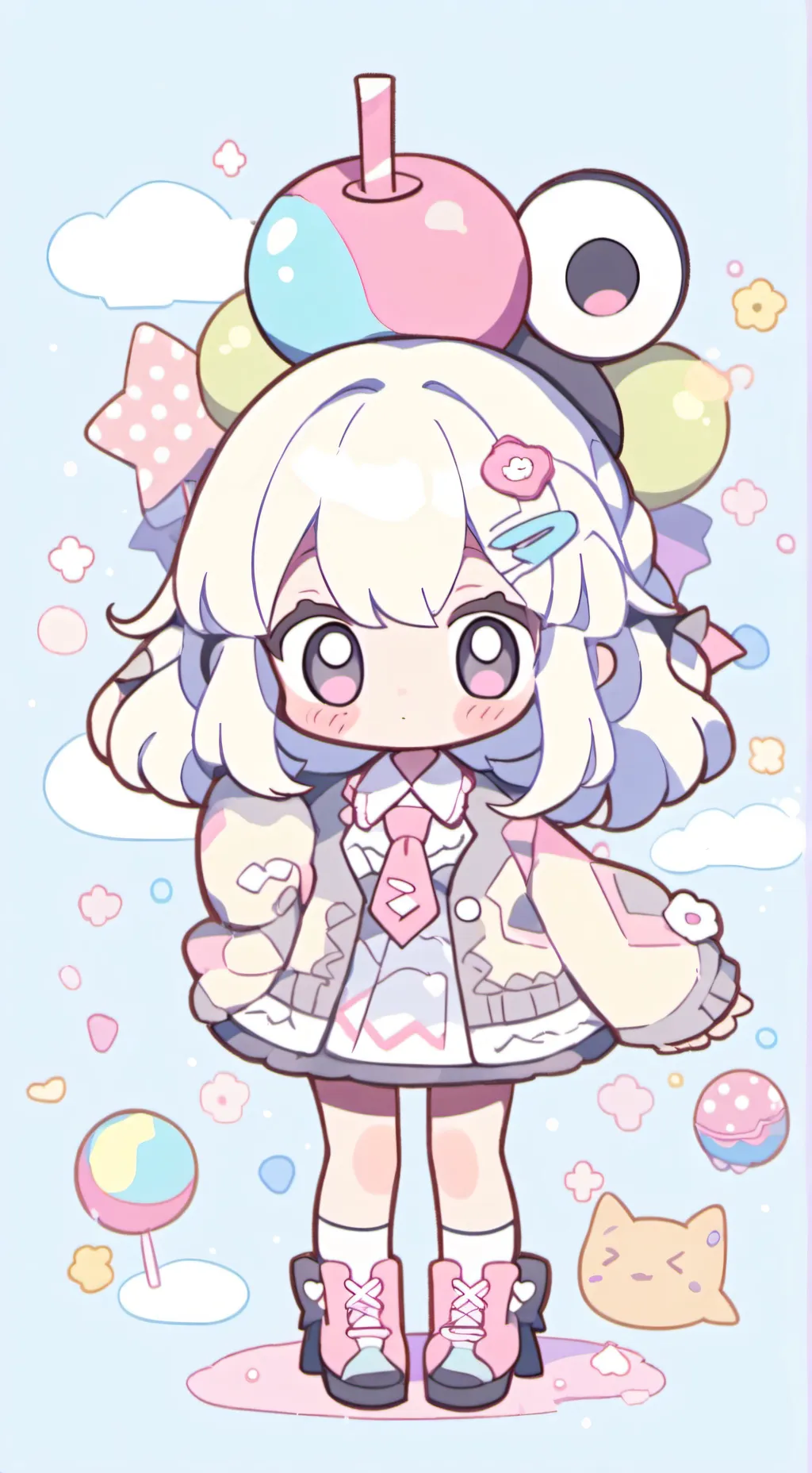 ai character: crk beast.  background