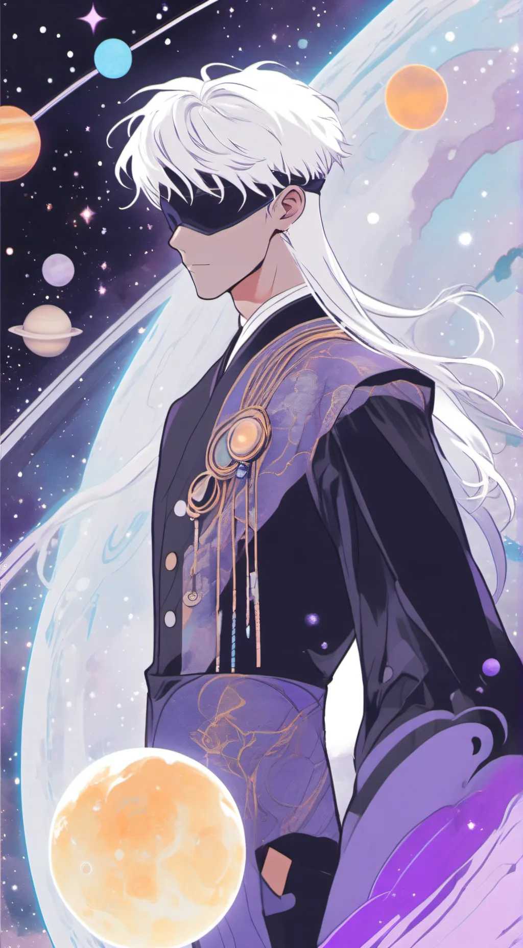 ai character: gojo  background