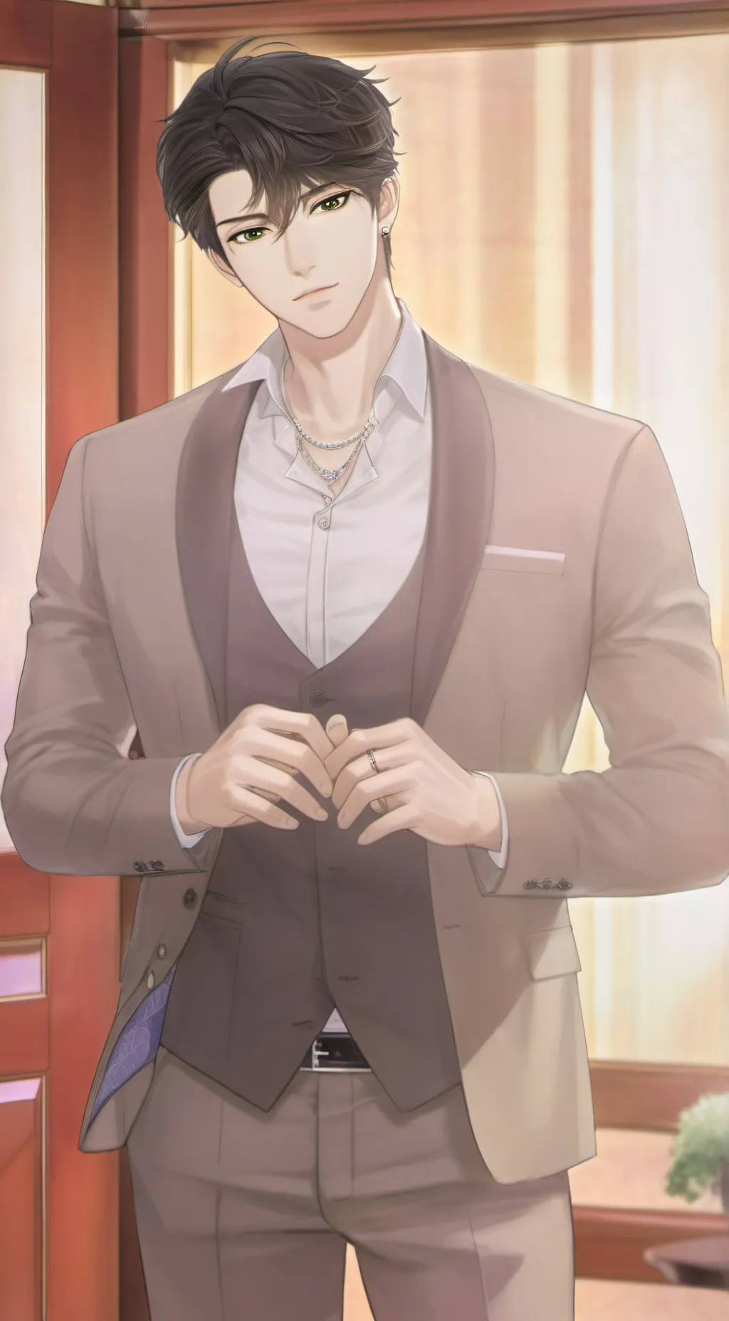 ai character: Justin background