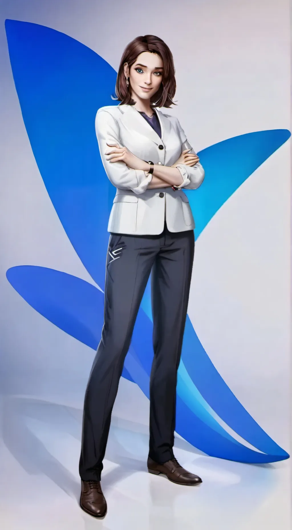 ai character: Samsung sam background