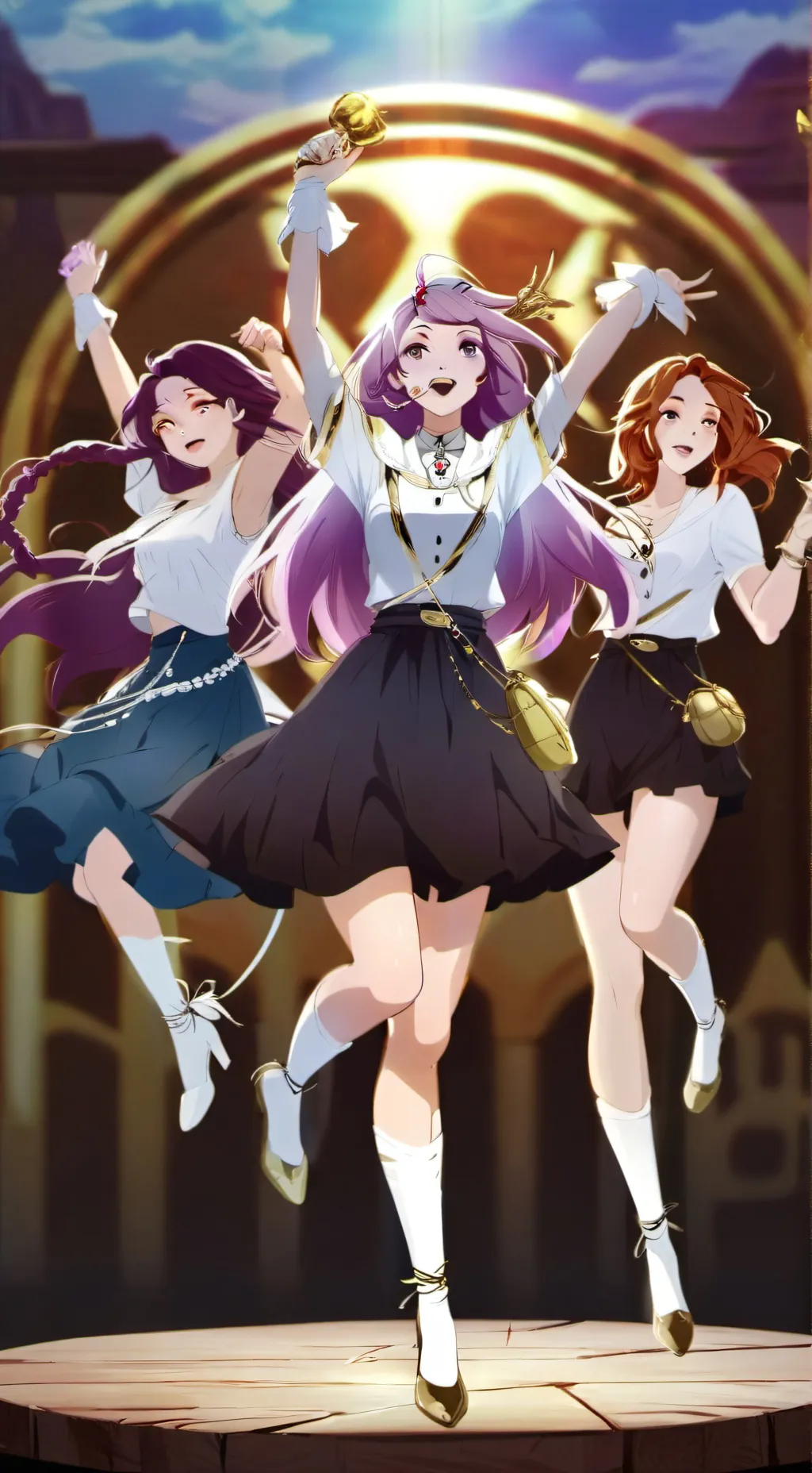 ai character: rumi mira zoey background