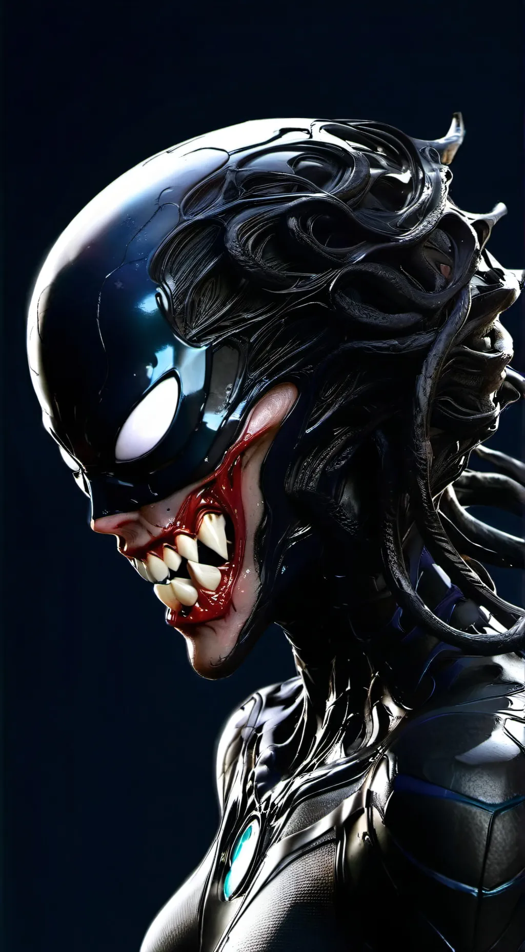 ai character: she vemon  background