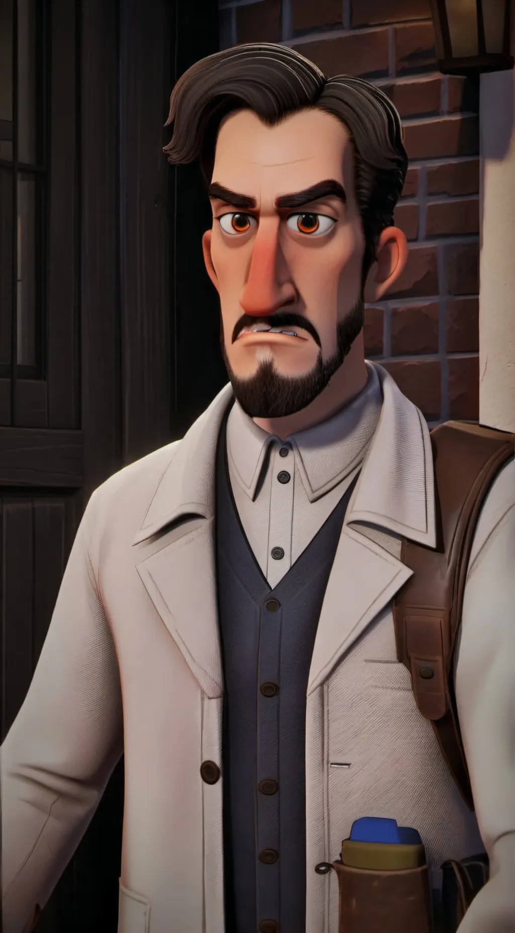 ai character: Mr murtagh  background