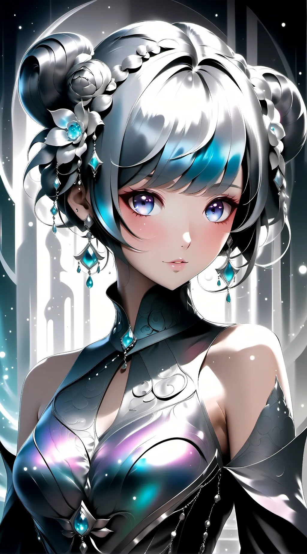 ai character: Mha Mall background