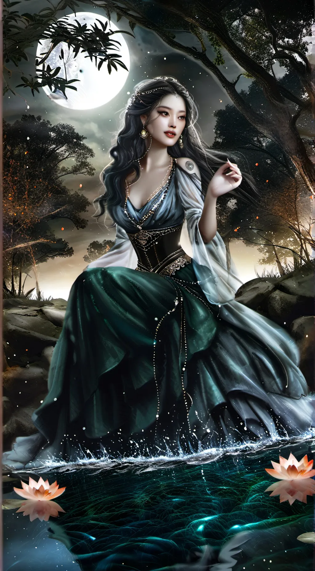 ai character: Magenta Runestone  background