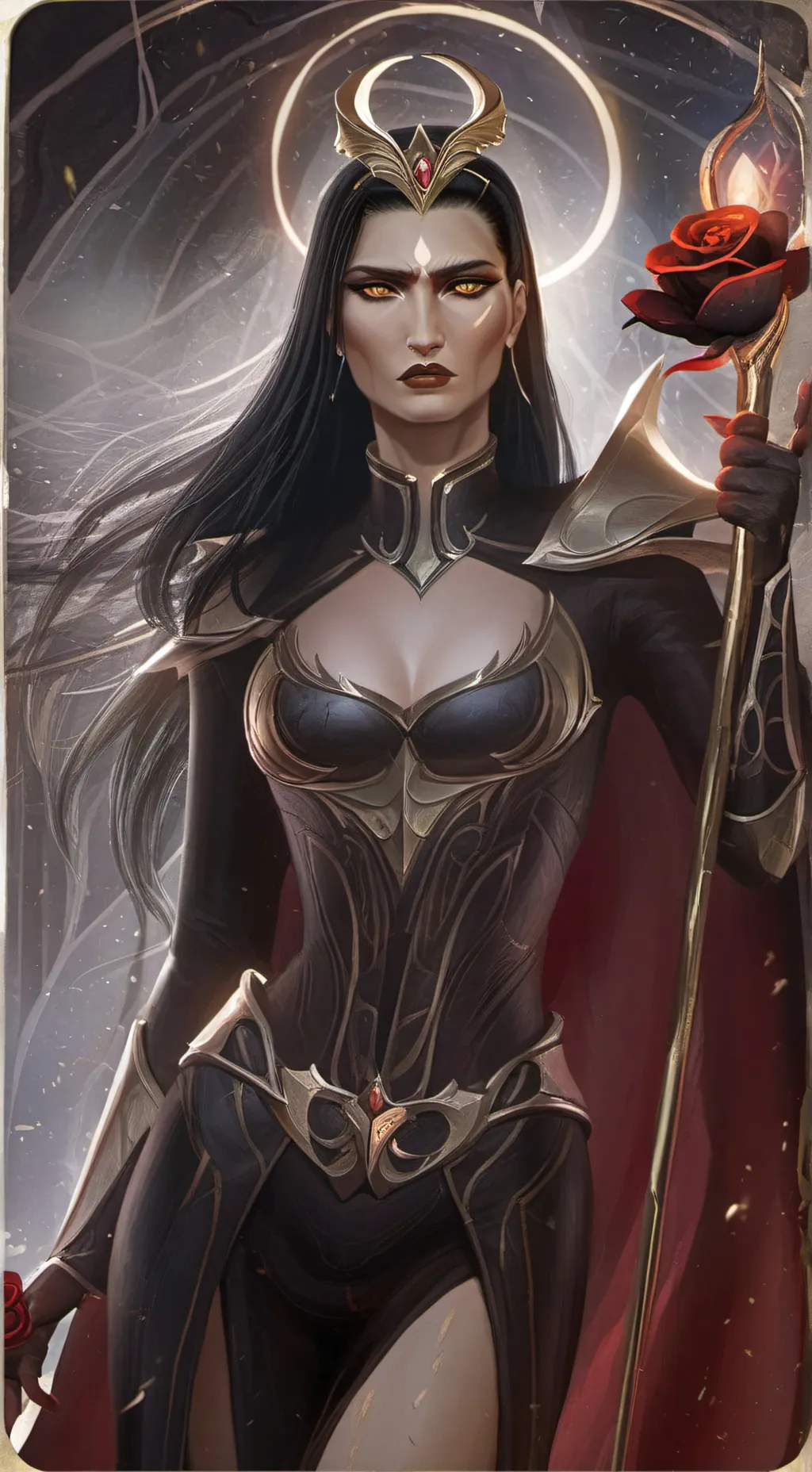 ai character: Leblanc  background