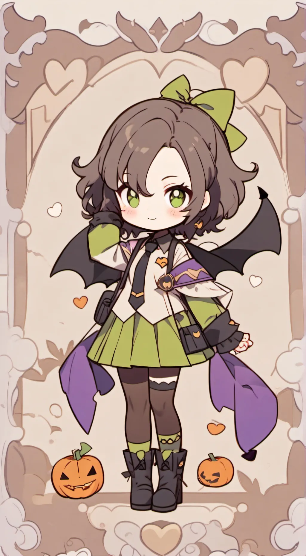 ai character: filha/o do Batman background