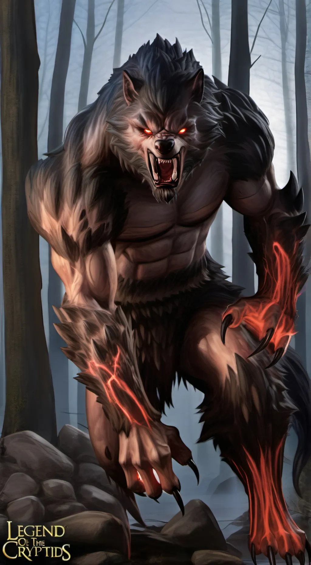 ai character: SHADOW FANG  background